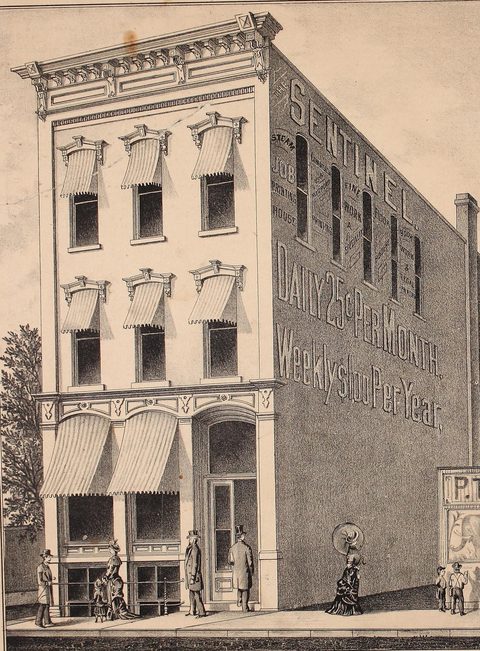 The Sentinel building on Calhoun Street