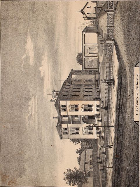 The county jail