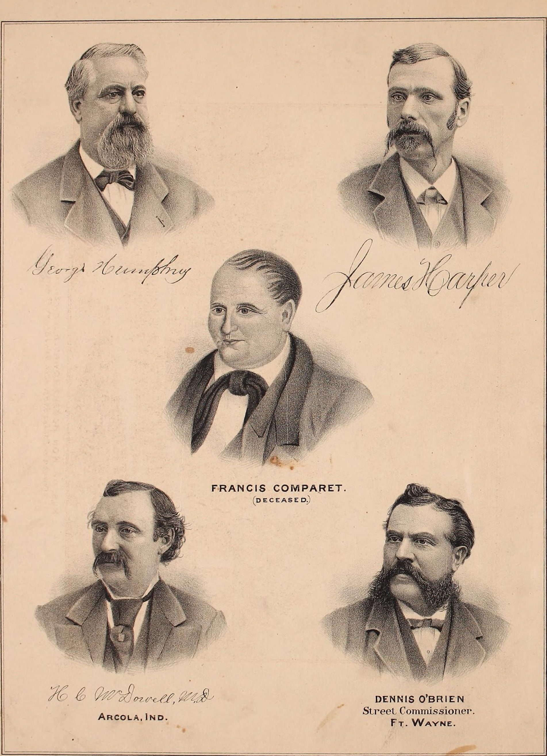 Five men of the county